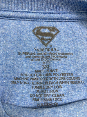 SUPERMAN/Tシャツ/カットソー/トップス/ブルー/3XL