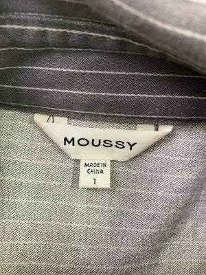 MOUSSY/マウジー/シャツ/ブラウス/トップス/グレー/1