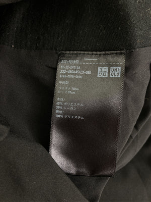 UNIQLO/ユニクロ/ロングスカート/スカート/ブラック/ウエスト70cm ヒップ97cm
