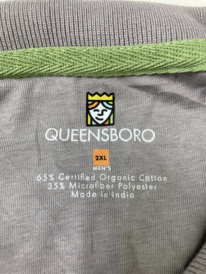 QUEENSBORO/ポロシャツ/トップス/グレー/2XL