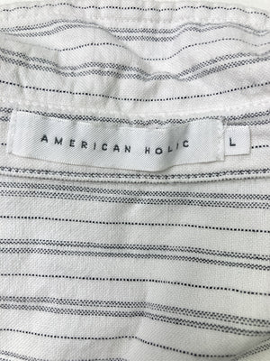 AMERICAN HOLIC/アメリカンホリック/シャツ/ブラウス/トップス/ホワイト/L
