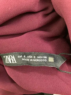 ZARA/ザラ/ワンピース/ワンピース/ドレス/レッド/S