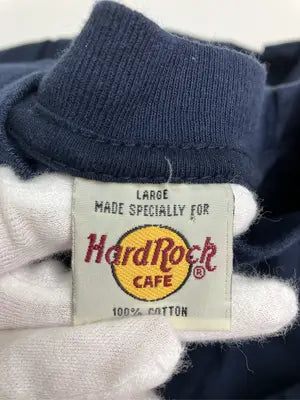 Hard Rock CAFE/ハードロックカフェ/Tシャツ/カットソー/トップス/ネイビー/L