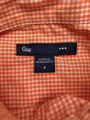 GAP/ギャップ/シャツ/ブラウス/トップス/オレンジ/S