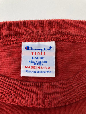 Champion/チャンピオン/Tシャツ/カットソー/トップス/レッド/L