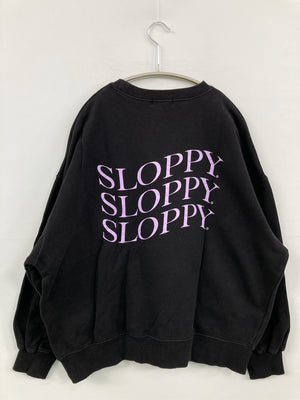 SLOPPY/スロッピー/スウェット/トップス/ブラック/F