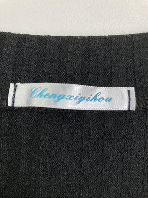 ニット/セーター/トップス/ブラック