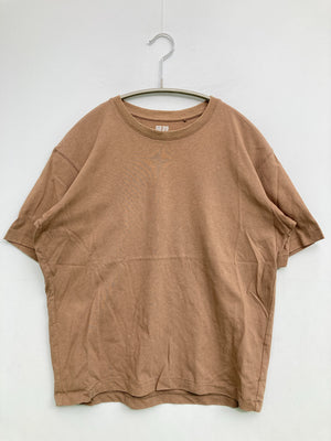 UNIQLO/ユニクロ/Tシャツ/カットソー/トップス/ベージュ/M