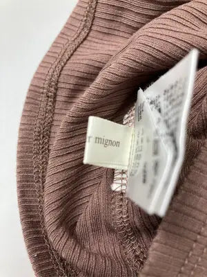 apres jour mignon/アプレジュールミニョン/Tシャツ/カットソー/トップス/ブラウン/F