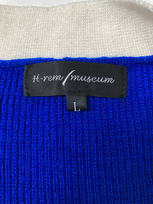 H-rem/museum/カーディガン/ボレロ/トップス/ブルー/L
