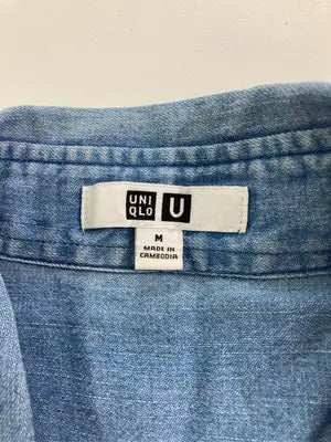 UNIQLO/ユニクロ/シャツ/ブラウス/トップス/スカイブルー/M