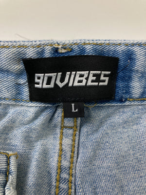 90VIBES/デニムパンツ/パンツ/スカイブルー/L