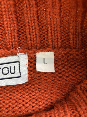 Just for you/ニット/セーター/トップス/オレンジ/L