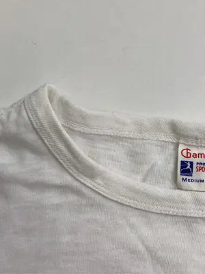 Champion/チャンピオン/Tシャツ/カットソー/トップス/ホワイト/MEDIUM (38-40)