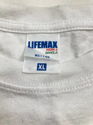 LIFEMAX/ライフマックス/Tシャツ/カットソー/トップス/ホワイト/XL