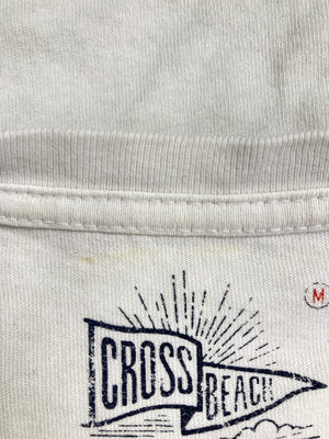 CROSS BEACH/Tシャツ/カットソー/トップス/ホワイト/M