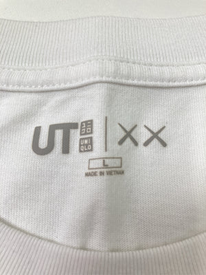 UNIQLO/ユニクロ/Tシャツ/カットソー/トップス/ホワイト/L