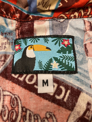 シャツ/ブラウス/トップス/レッド/M