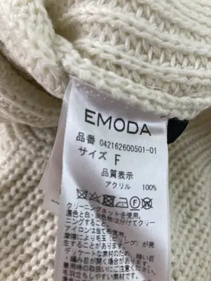 EMODA/エモダ/ニット/セーター/トップス/アイボリー/F