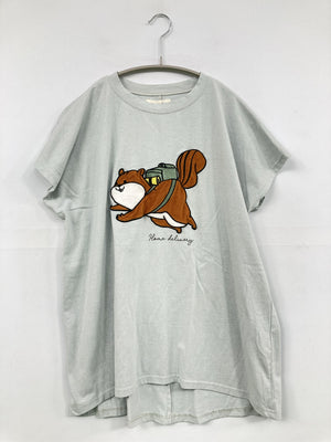 LIVERY/Tシャツ/カットソー/トップス/グレー/F