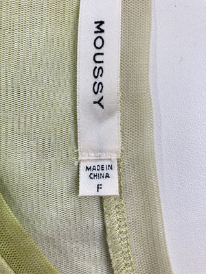MOUSSY/マウジー/Tシャツ/カットソー/トップス/ライトグリーン/F