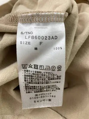LOWRYS FARM/ローリーズファーム/Tシャツ/カットソー/トップス/ベージュ/F