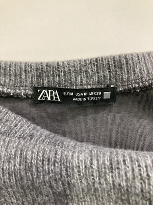 ZARA/ザラ/ニット/セーター/トップス/グレー/M