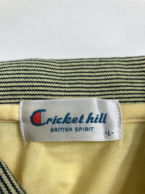 Cricket hill/ポロシャツ/トップス/イエロー/L
