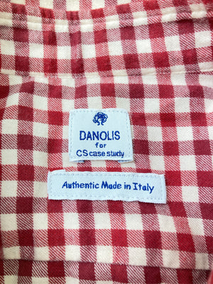 DANOLIS/シャツ/ブラウス/トップス/レッド/15 1/2・39