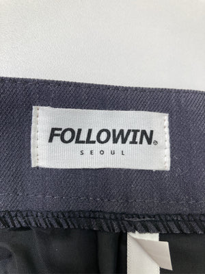 FOLLOWIN/フォロウィン/ショート/ミニスカート/スカート/グレー/M