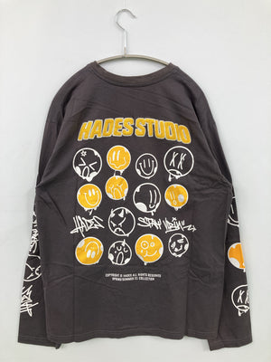 HADES/ヘイディーズ/Tシャツ/カットソー/トップス/グレー/MEDIUM