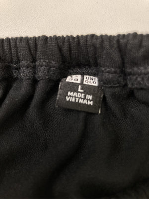 UNIQLO/ユニクロ/Tシャツ/カットソー/トップス/ブラック/L