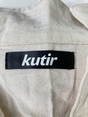 kutir/クティール/シャツ/ブラウス/トップス/ベージュ/L