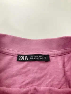 ZARA/ザラ/Tシャツ/カットソー/トップス/ピンク/EUR L