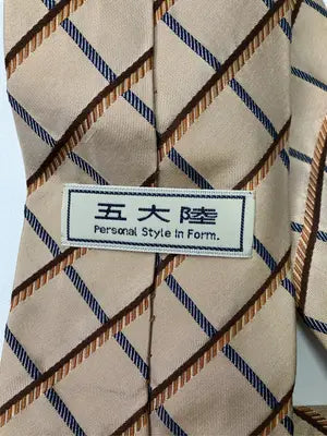 五大陸/ネクタイ/ファッション雑貨/ベージュ