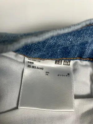 UNIQLO/ユニクロ/デニムパンツ/パンツ/ブルー/25 (63.5cm)