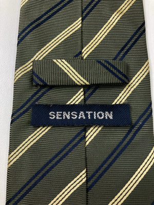 SENSATION/ネクタイ/ファッション雑貨/カーキ