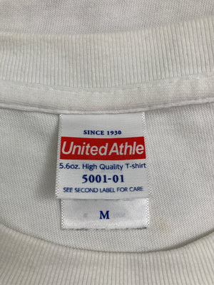 UNITED ATHLE/ユナイテッドアスレ/Tシャツ/カットソー/トップス/ホワイト/M