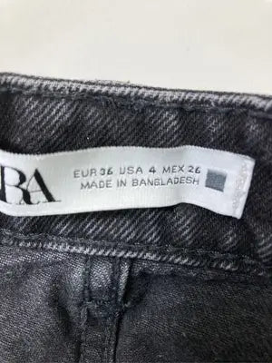 ZARA/ザラ/デニムパンツ/パンツ/ブラック/EUR 36 USA 4 MEX 26