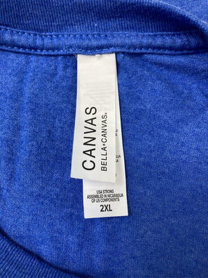 CANVAS/キャンバス/Tシャツ/カットソー/トップス/ブルー/2XL