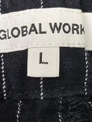 GLOBAL WORK/グローバルワーク/スラックス/パンツ/ブラック/L