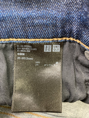 UNIQLO JEANS/ユニクロジーンズ/デニムパンツ/パンツ/ブルー/25(63.5cm)