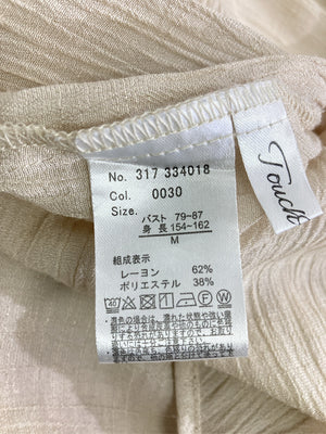 Touch Mona/シャツ/ブラウス/トップス/ベージュ/M