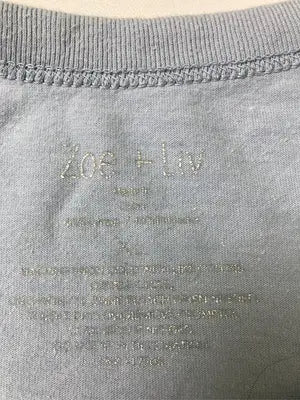 Tシャツ/カットソー/トップス/スカイブルー/XL