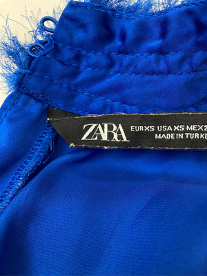 ZARA/ザラ/ノースリーブ/トップス/ブルー/XS