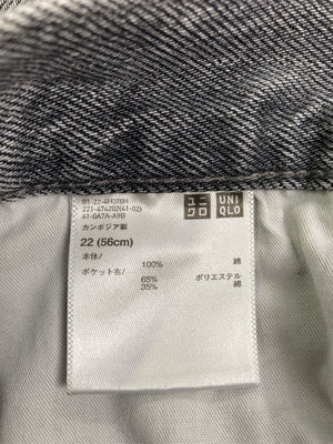 UNIQLO/ユニクロ/デニムパンツ/パンツ/グレー/22