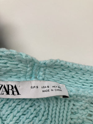 ZARA/ザラ/カーディガン/ボレロ/トップス/ライトグリーン/EUR S/USA S/MEX 26