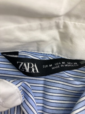 ZARA/ザラ/シャツ/ブラウス/トップス/スカイブルー/M