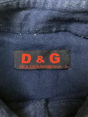 D&G/シャツ/ブラウス/トップス/ネイビー/L