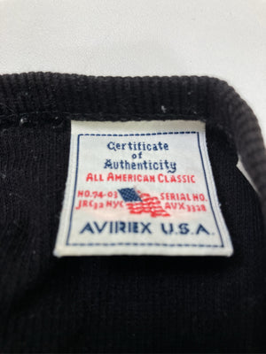 AVIREX U.S.A./アヴィレックスユーエスエー/ニット/セーター/トップス/ブラック